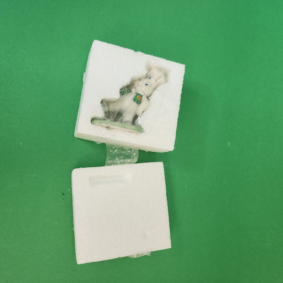 Pillsbury Dough Boy Figurine‎ Danbury Mint Calendar 1997 birthday March Shamrock - Picture 3 of 5